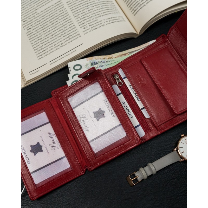 Кошелек женский Cavaldi RD-DB-05-GCL RED Кошелек женский Cavaldi RD-DB-05-GCL RED